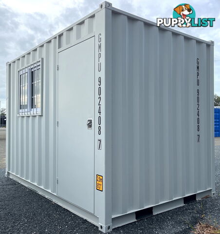 New 12ft Shipping Container with side Door & Window