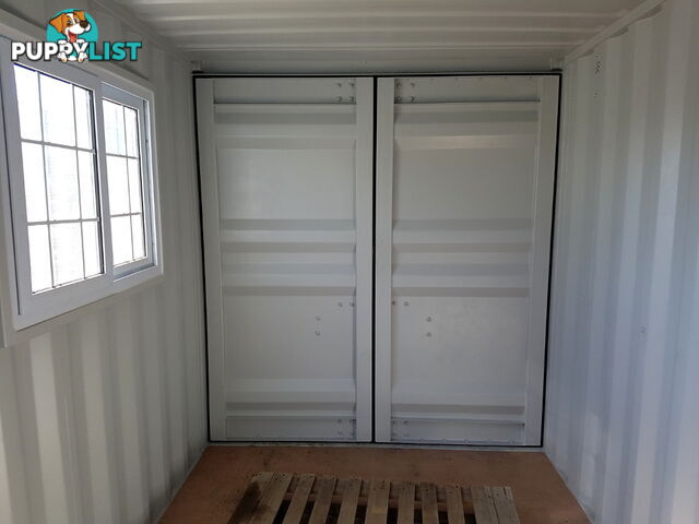 New 12ft Shipping Container with side Door & Window