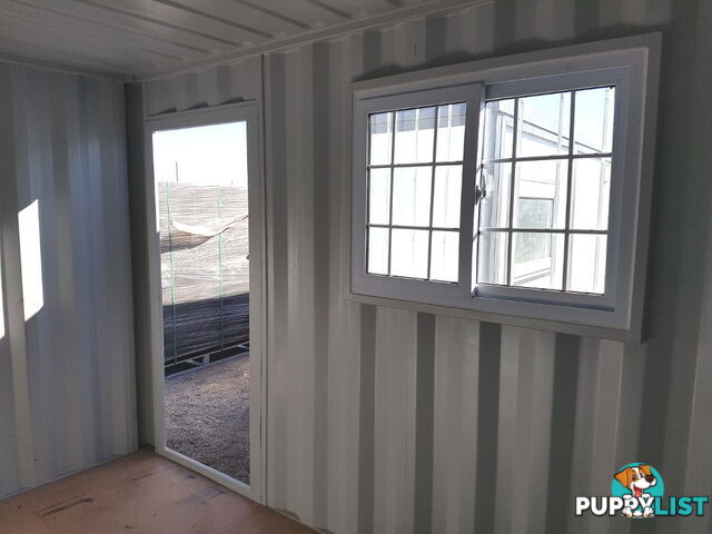 New 12ft Shipping Container with side Door & Window