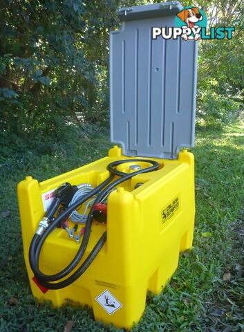 New Italian 220L Diesel Fuel Cell Tank with 12v Pump & Bowser trigger