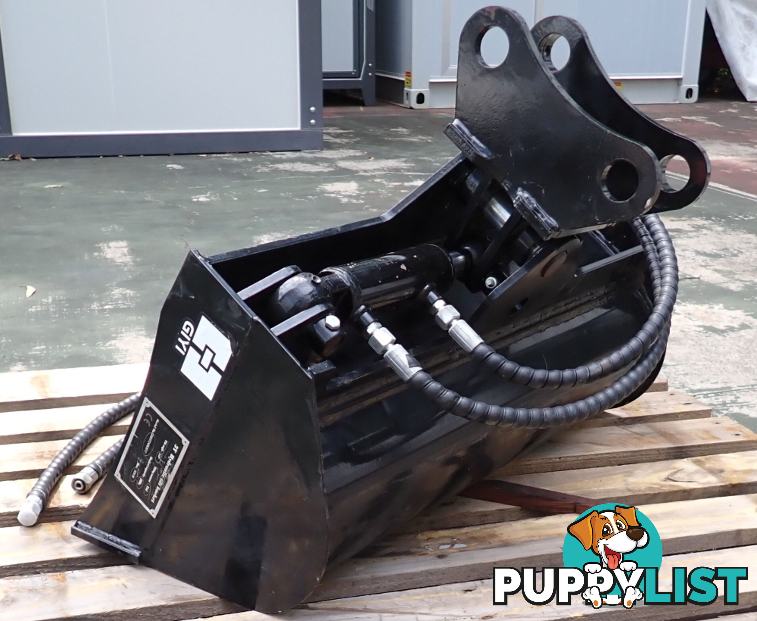 3-7 ton (40mm pin) 800mm Excavator Tilting Mud Batter Bucket