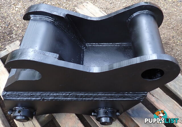 Use 80mm Pin Buckets on 70mm Excavator, Adaptor Manual Quick Hitch