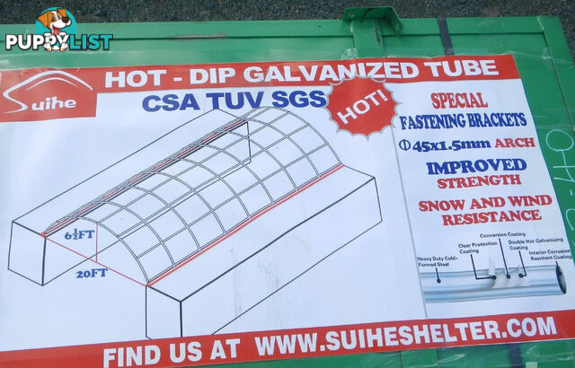 New 6m x 12m Container Shelter Workshop Igloo Dome