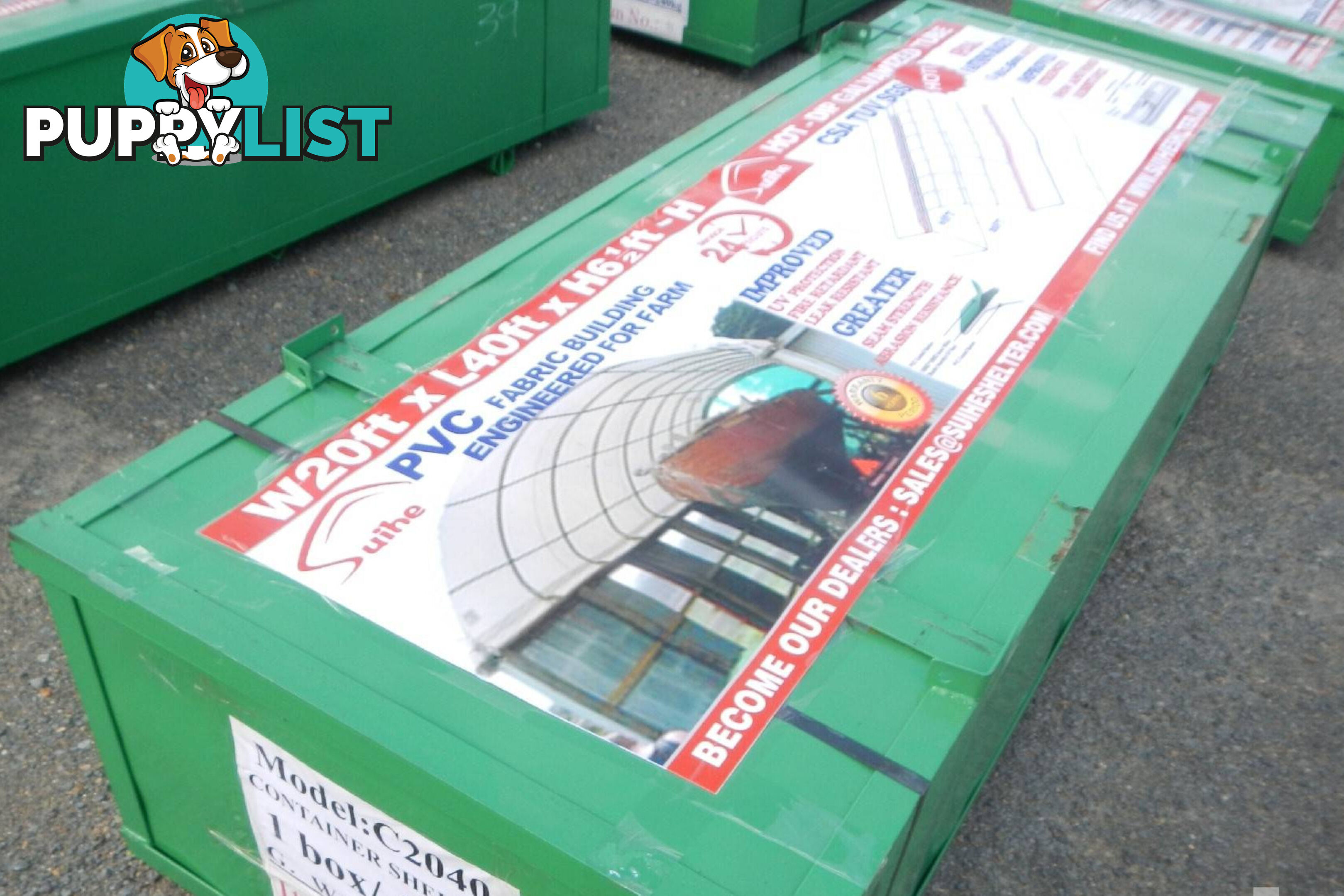 New 6m x 12m Container Shelter Workshop Igloo Dome