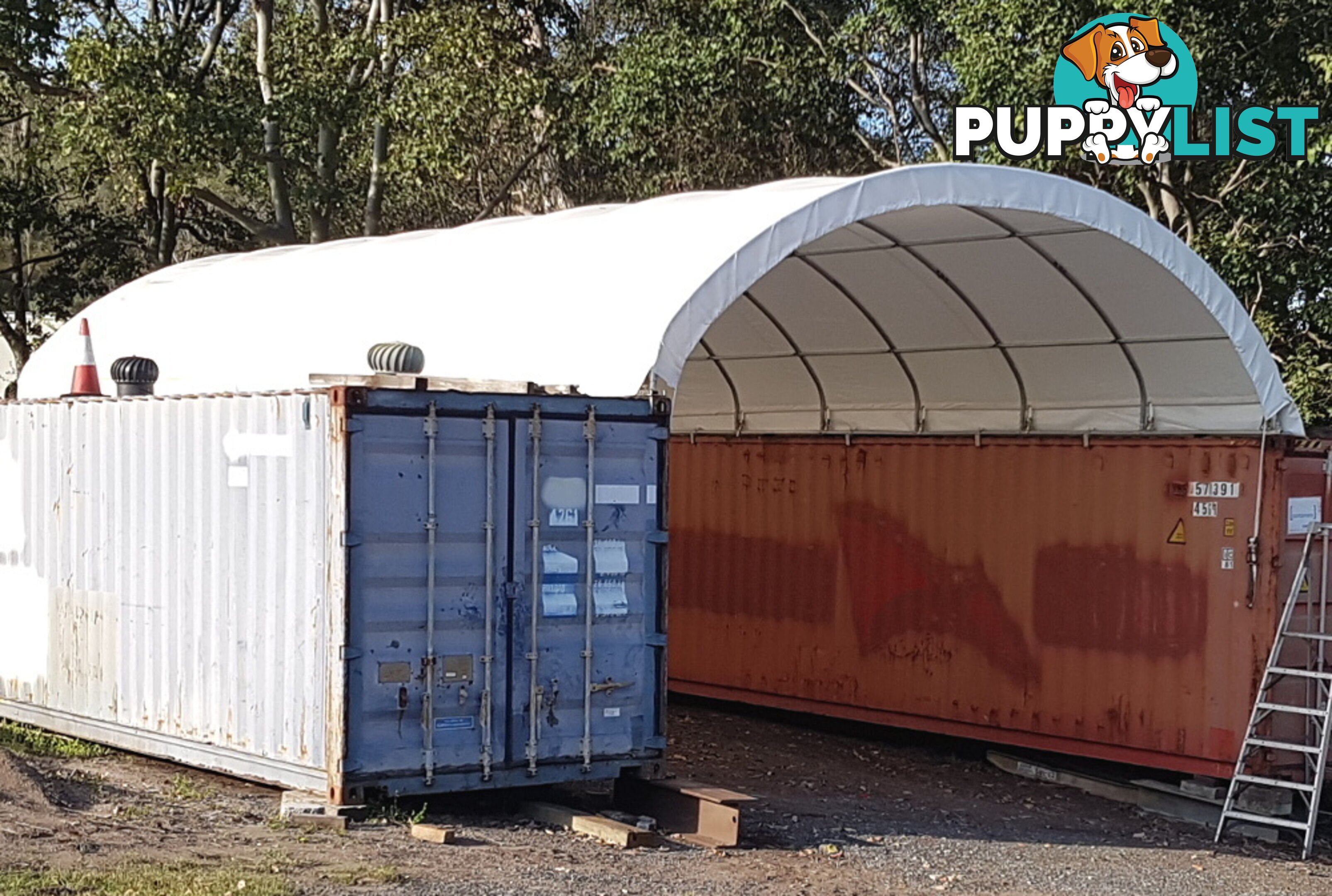 New 6m x 12m Container Shelter Workshop Igloo Dome