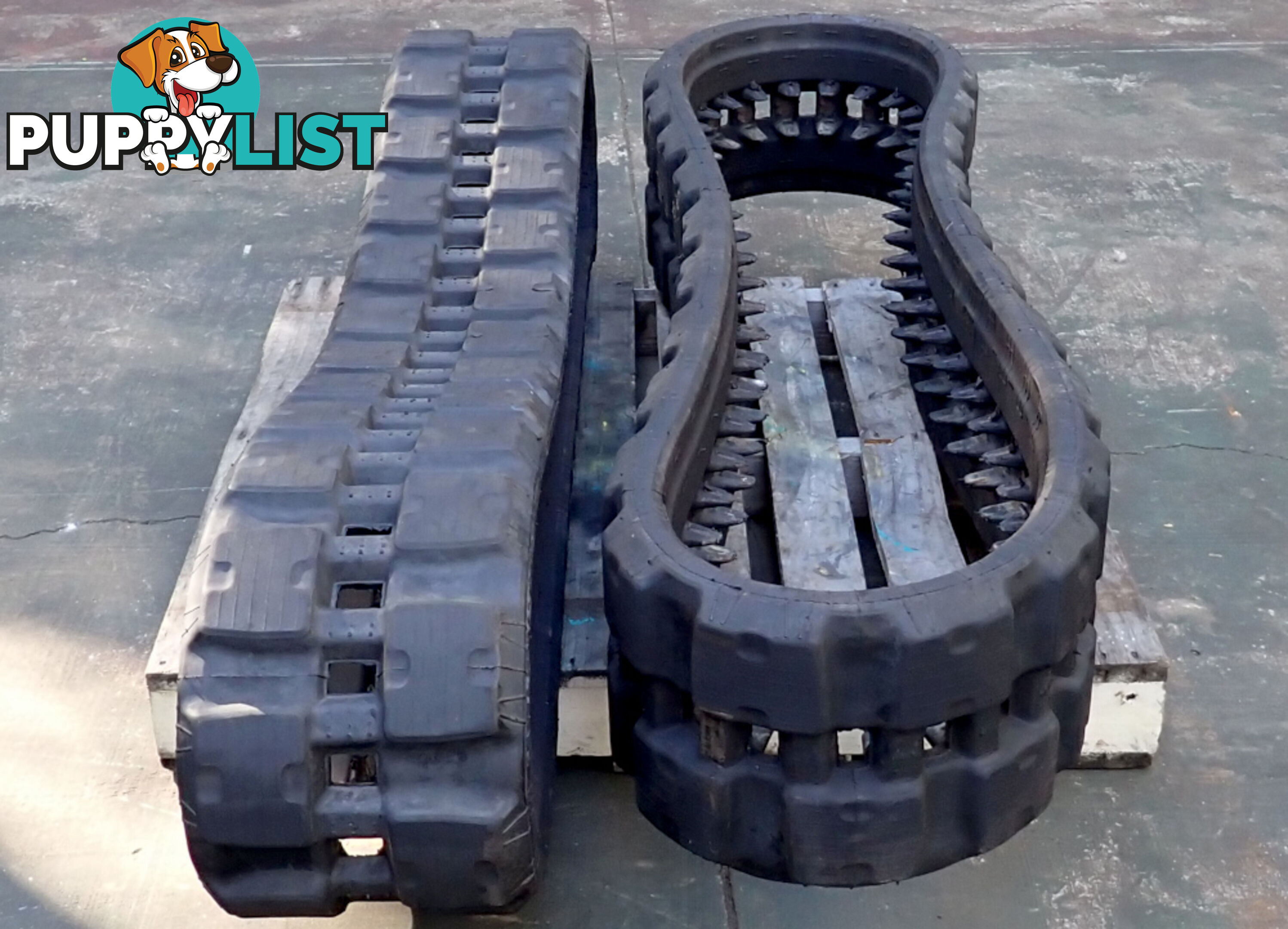 2 John Deere Track Loader / Excavator Rubber Tracks 320x86x52 suit Bobcat, JD, Komatsu, Kubota etc