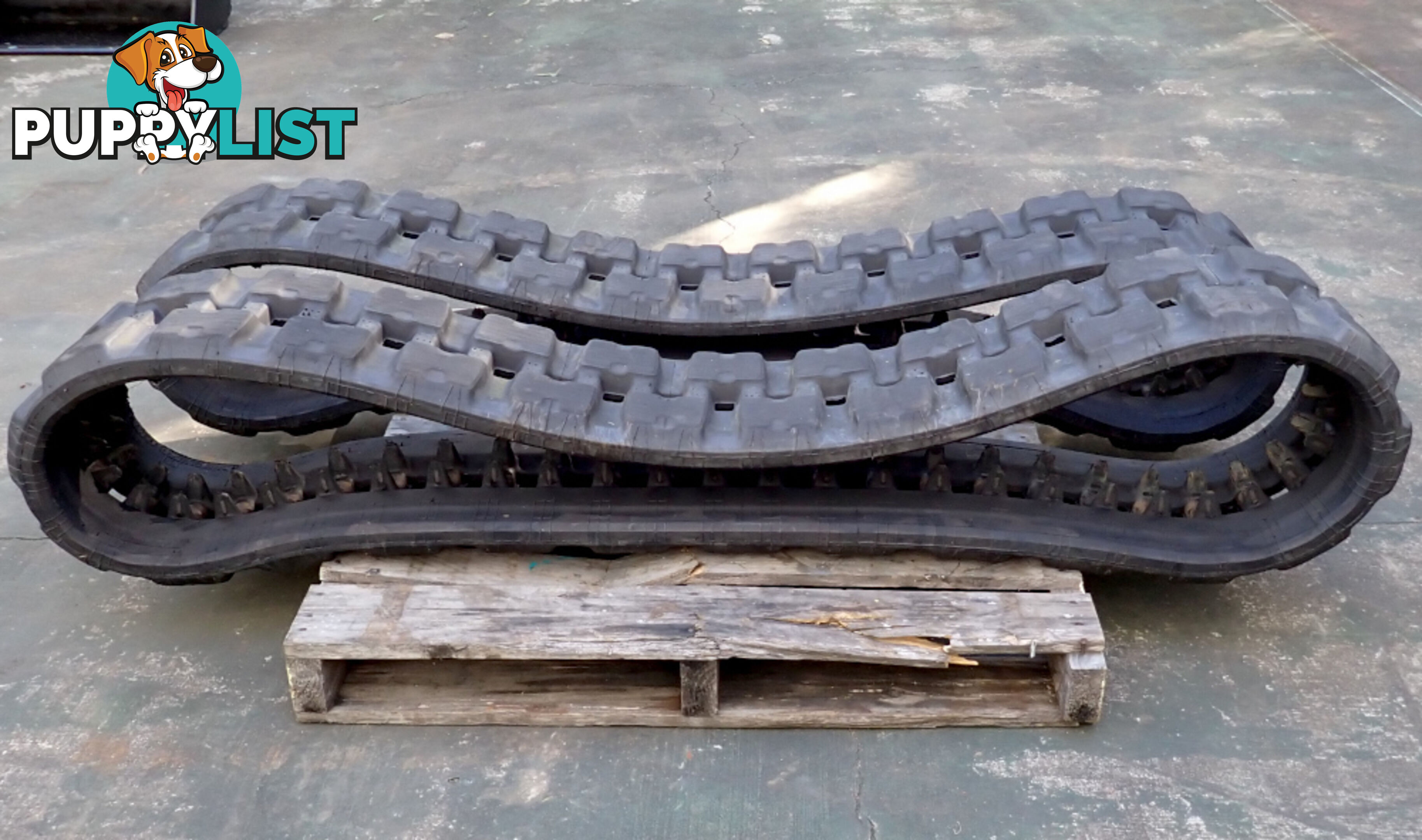 2 John Deere Track Loader / Excavator Rubber Tracks 320x86x52 suit Bobcat, JD, Komatsu, Kubota etc