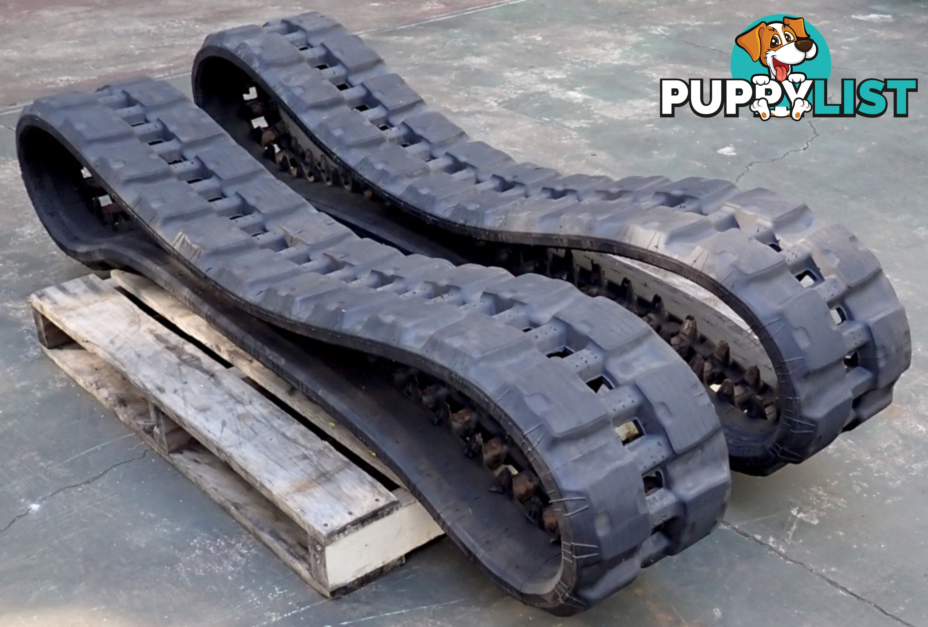 2 John Deere Track Loader / Excavator Rubber Tracks 320x86x52 suit Bobcat, JD, Komatsu, Kubota etc
