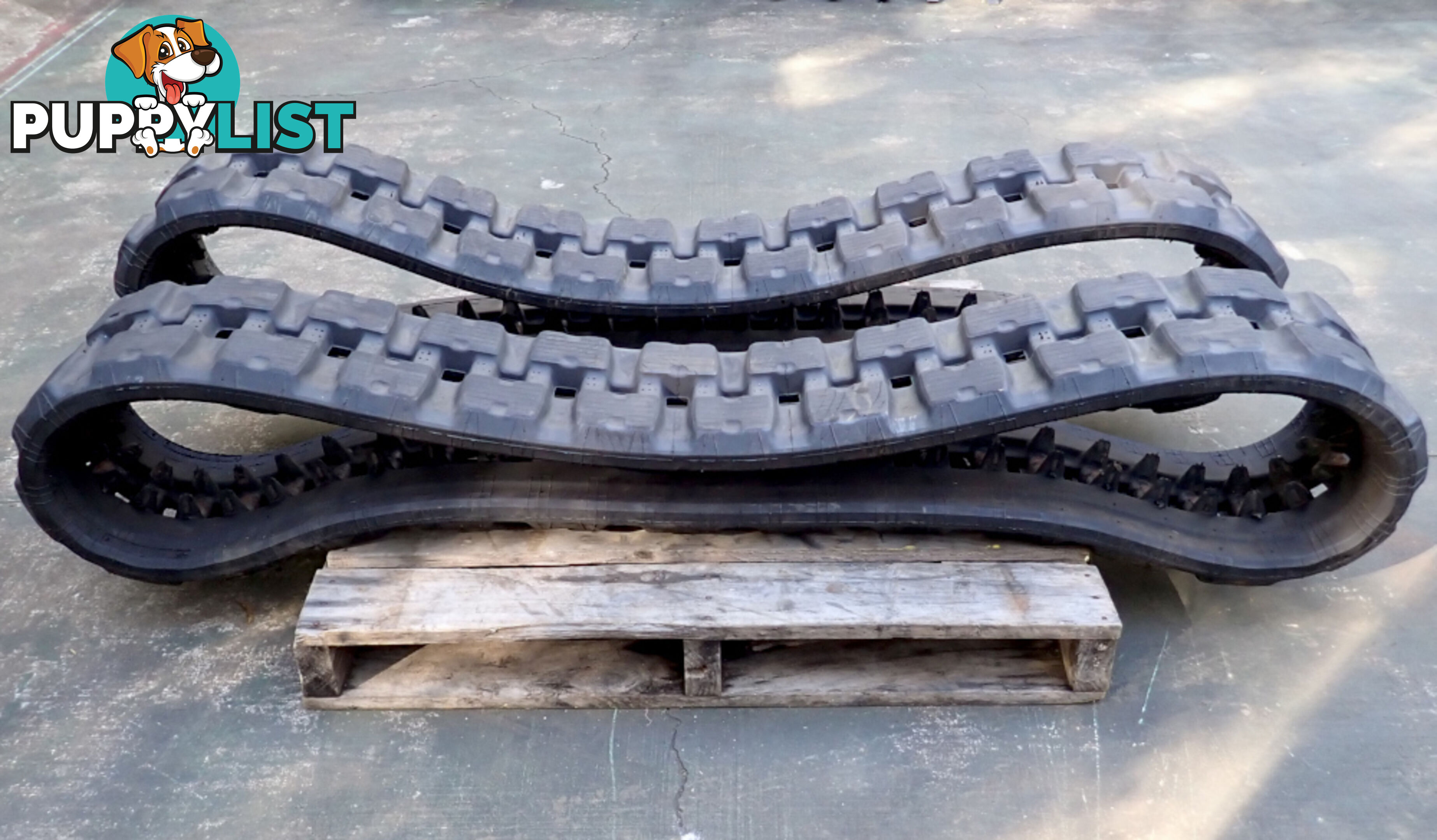 2 John Deere Track Loader / Excavator Rubber Tracks 320x86x52 suit Bobcat, JD, Komatsu, Kubota etc