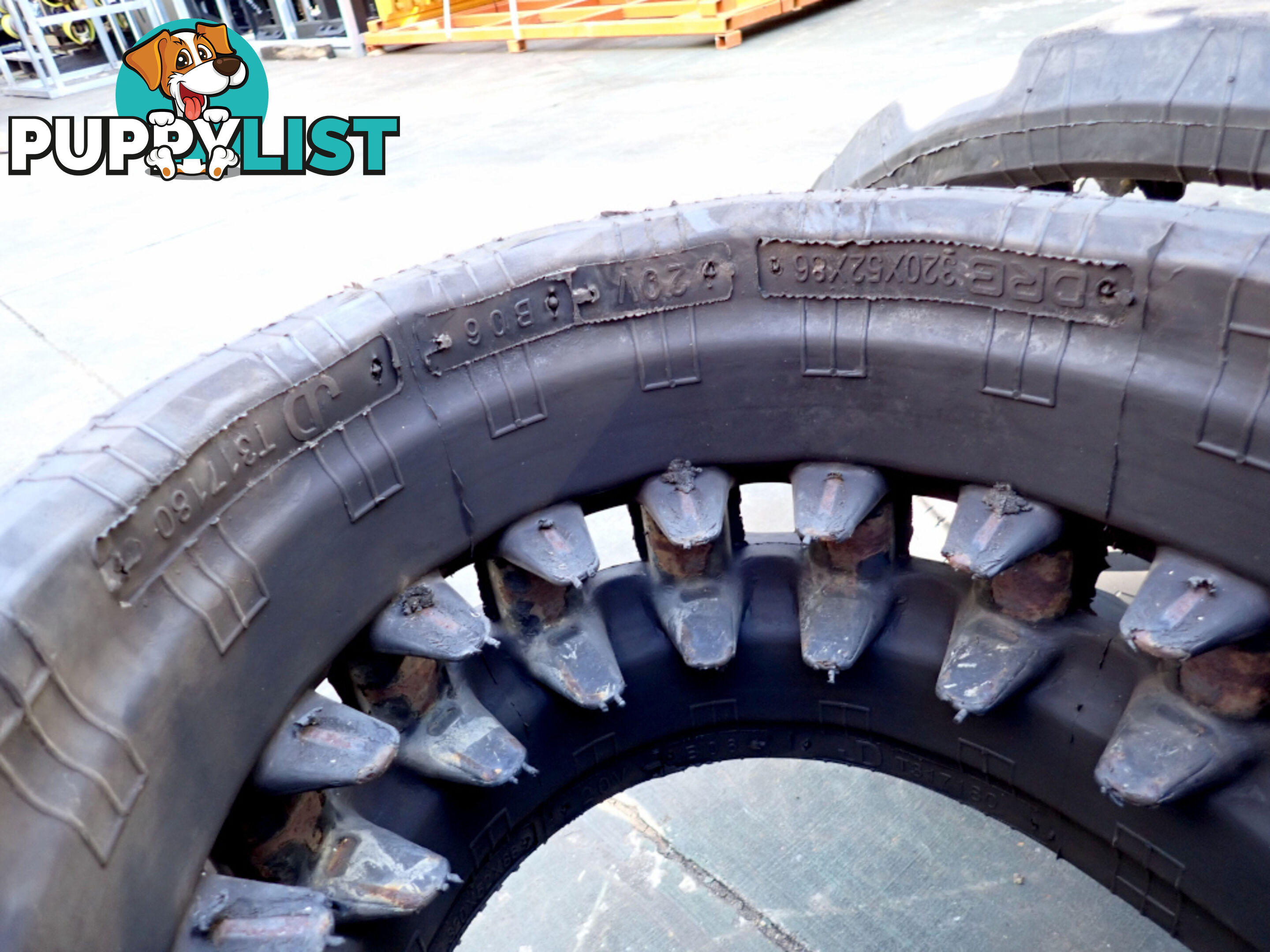 2 John Deere Track Loader / Excavator Rubber Tracks 320x86x52 suit Bobcat, JD, Komatsu, Kubota etc