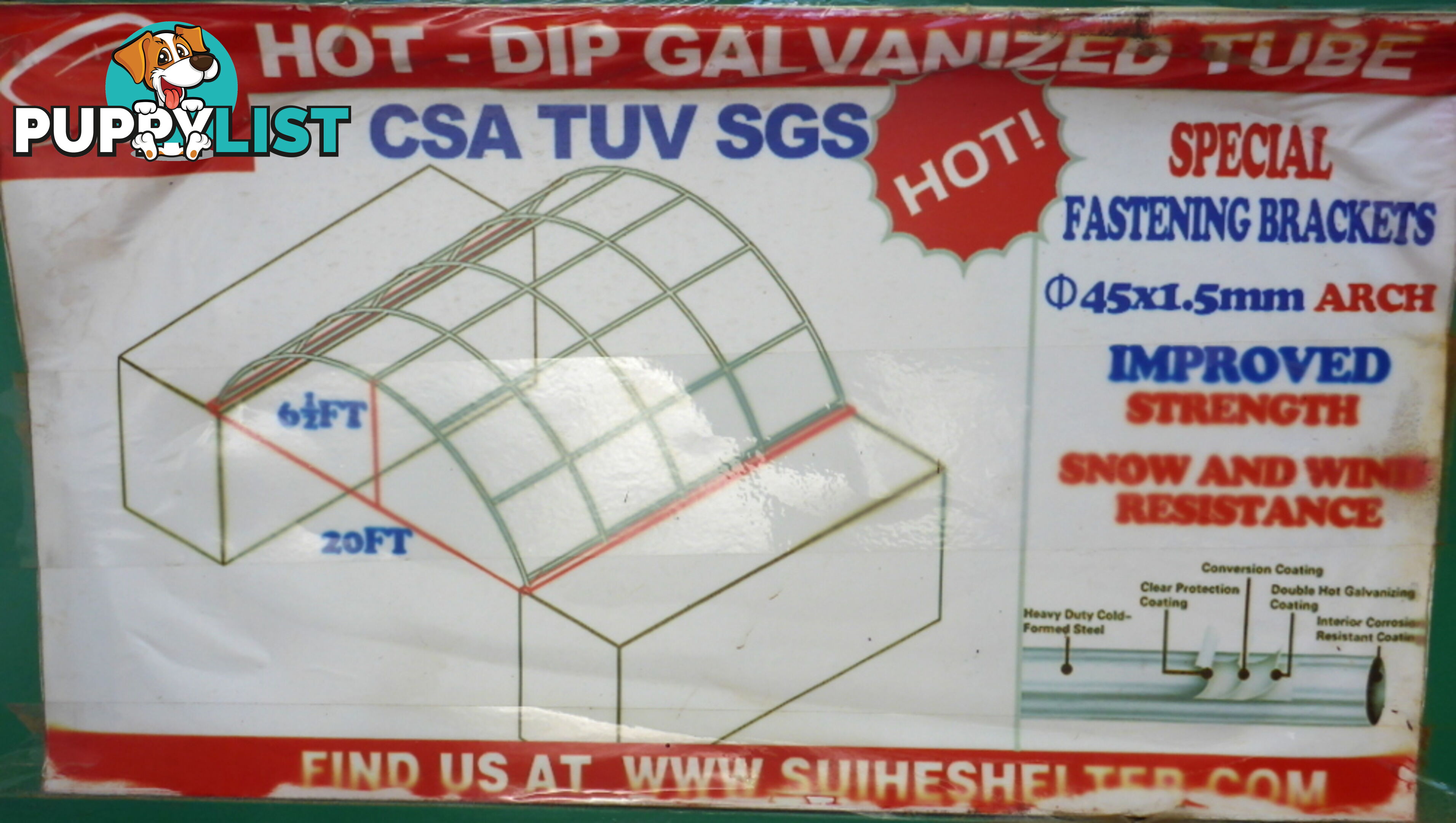 New 6m x 6m Container Shelter Workshop Igloo Dome