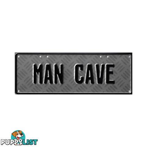 Man Cave Novelty Number Plate