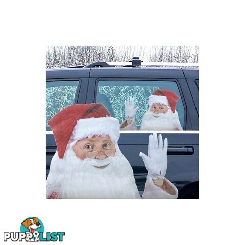 Ride with Santa Car Window Sticker