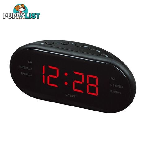 LED AM/FM Radio Alarm Clock