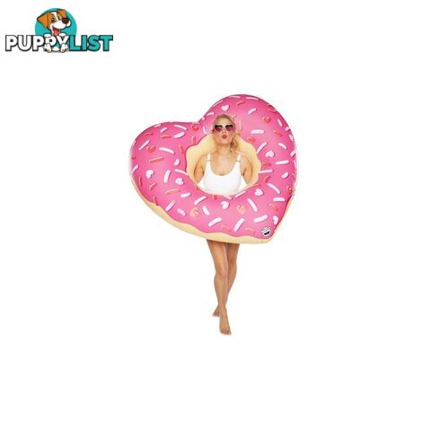 Giant Heart Donut Pool Float