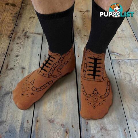 Brogue Socks by Ginger Fox