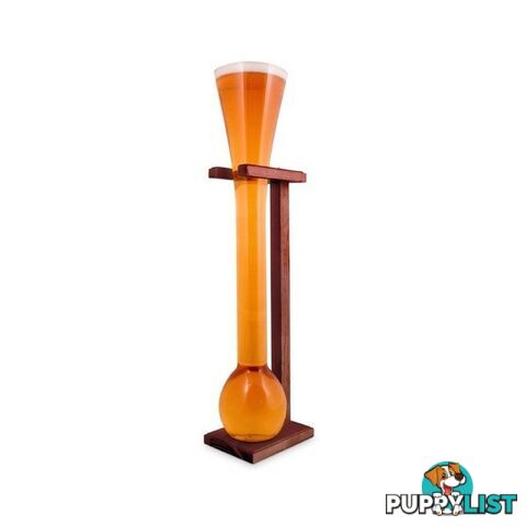 Full Yard Glass on Wooden Stand