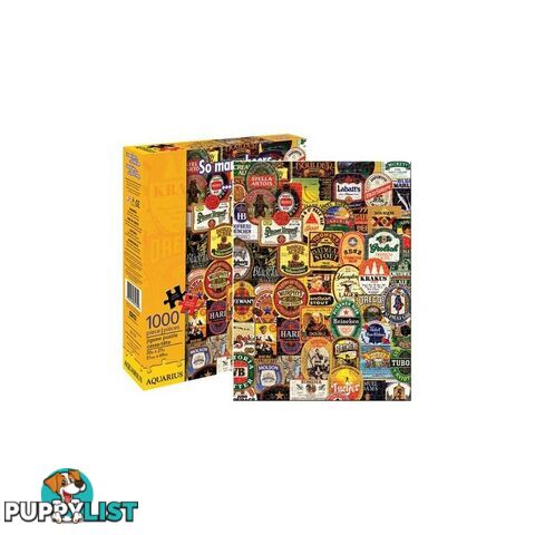 Beers Collage 1000pc Jigsaw Puzzle