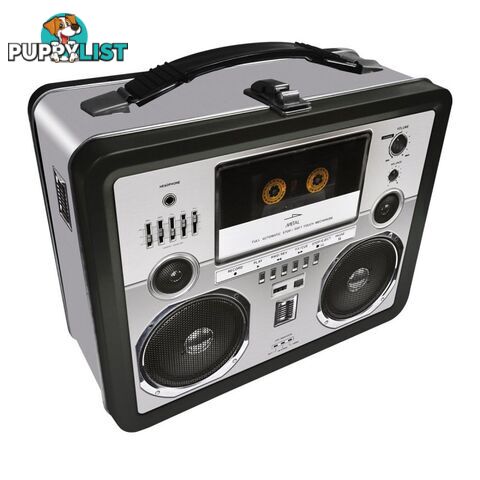 Boombox Tin Carry All Fun Box or Lunch Box