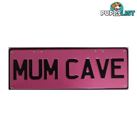 Mum Cave Novelty Number Plate