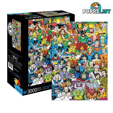 DC Comics Character Line Up 3000 Piece Jigsaw Puzzle