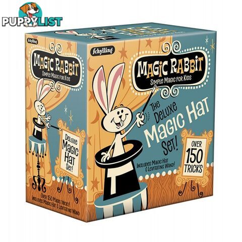 Magic Rabbit Deluxe Magic Hat 150 Trick Set