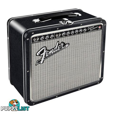 Fender Amp Tin Carry All Fun Box or Lunch Box