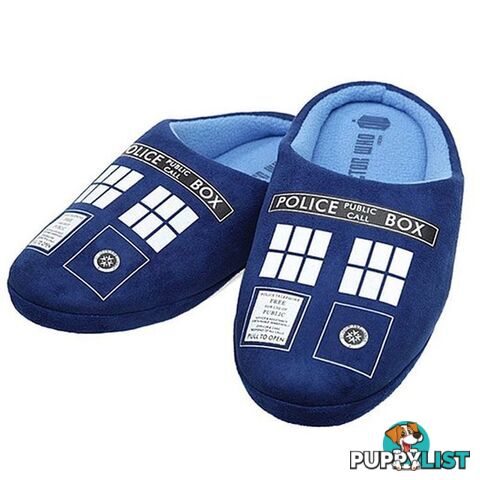 Doctor Who - TARDIS Printed Mens Slippers