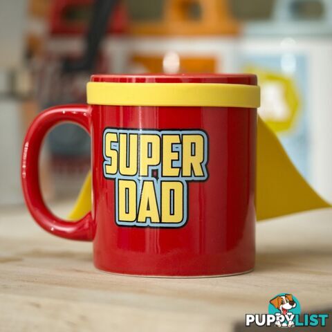 Super Dad Mug with Cape