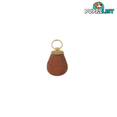 Genuine Emu Leather Key Ring by Adori Leather