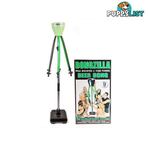 Bongzilla Glow-in-the-Dark Beer Bong by Head Rush