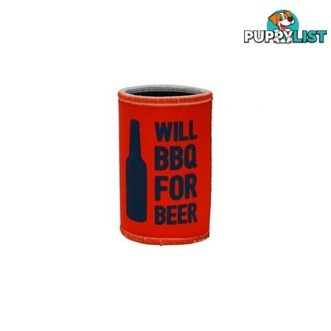 Will BBQ For Beer Can Cooler