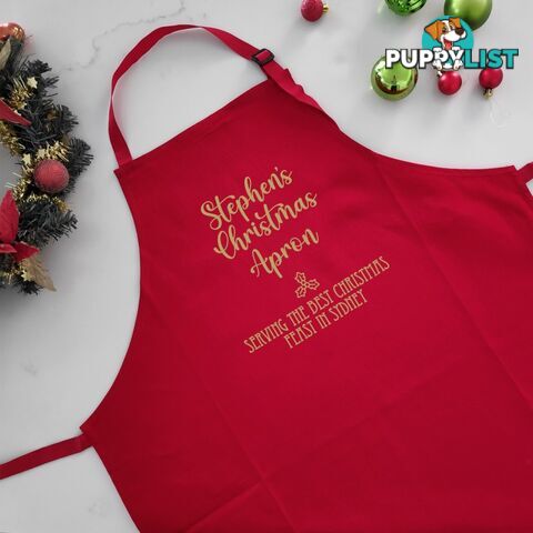 Personalised Christmas Apron - Best Christmas Feast