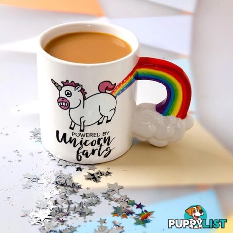 The Giant Unicorn Farts Coffee Mug