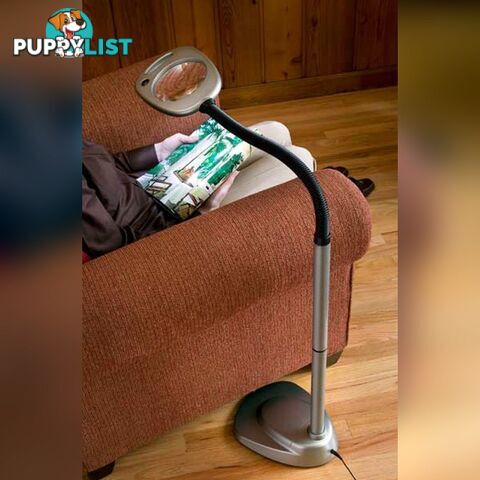 XtraFlex Magnifier with 12 LED Floor Lamp