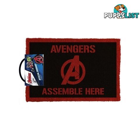 Marvel Avengers Assemble Here Doormat