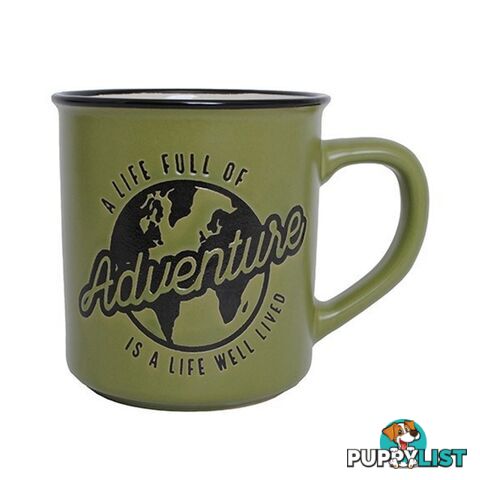 A Life Full Of Adventure Manly Mug