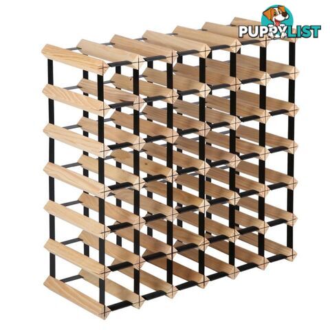 42 Bottle Timber Wine Rack