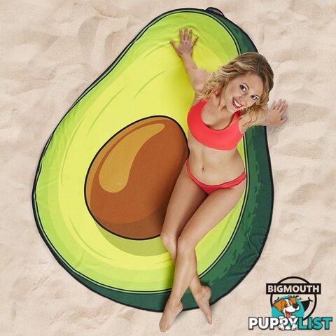 Gigantic Avocado Beach Towel