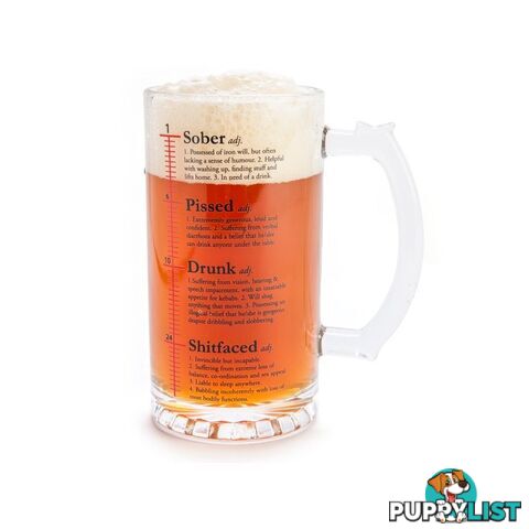 Drinktionary Beer Stein