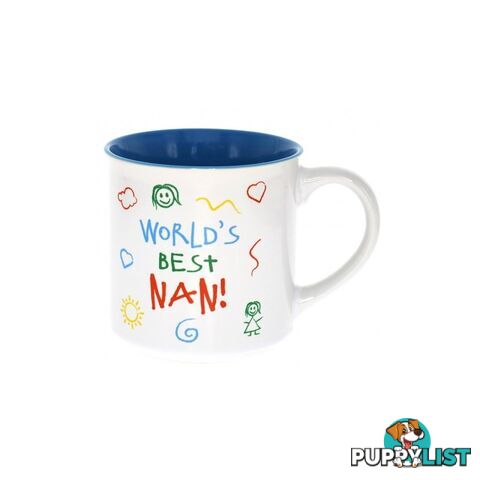 World's Best Nan Kid Art Mug