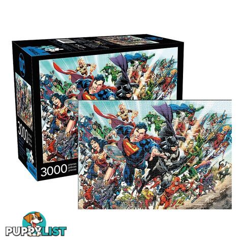 DC Comics Cast 3000 Piece Jigsaw Puzzle