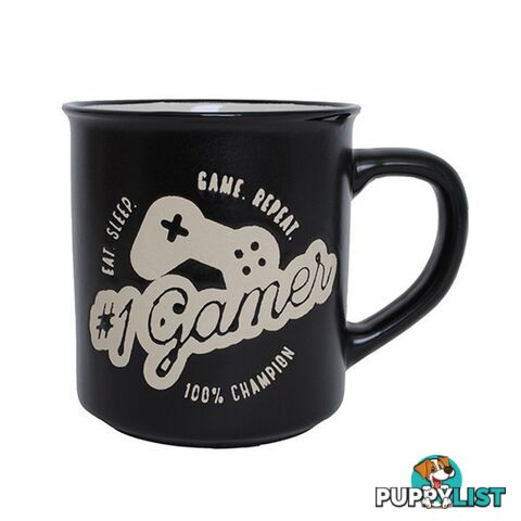 Eat. Sleep. Game. Repeat. Gamer Manly Mug