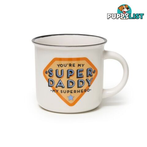 Super Daddy Cup-Puccino Porcelain Mug