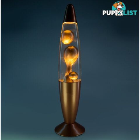 Gold Metallic Magma Motion Lamp