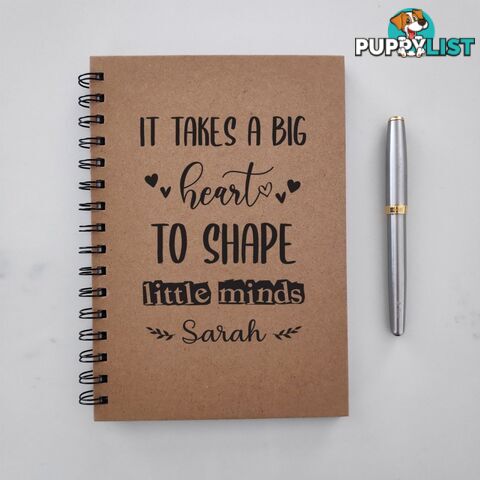 Big Heart - Personalised Notebook for Teacher