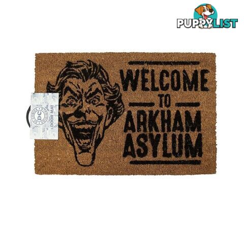 DC Comics Batman The Joker Welcome to the Arkham Asylum Doormat