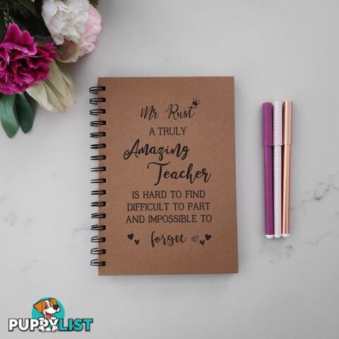 Amazing Teacher - Personalised Notebook for Teacher