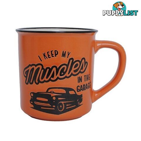 Muscles In The Garage Manly Mug