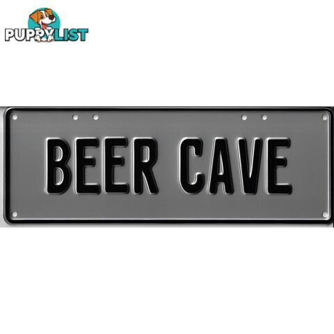 Beer Cave Novelty Number Plate